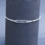bracelet jade “why not” médaillon inox