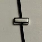 Perle Slide barre argentée