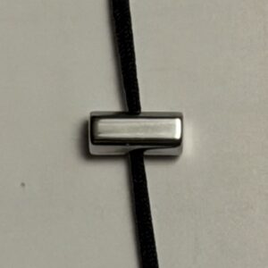 Perle Slide barre argentée