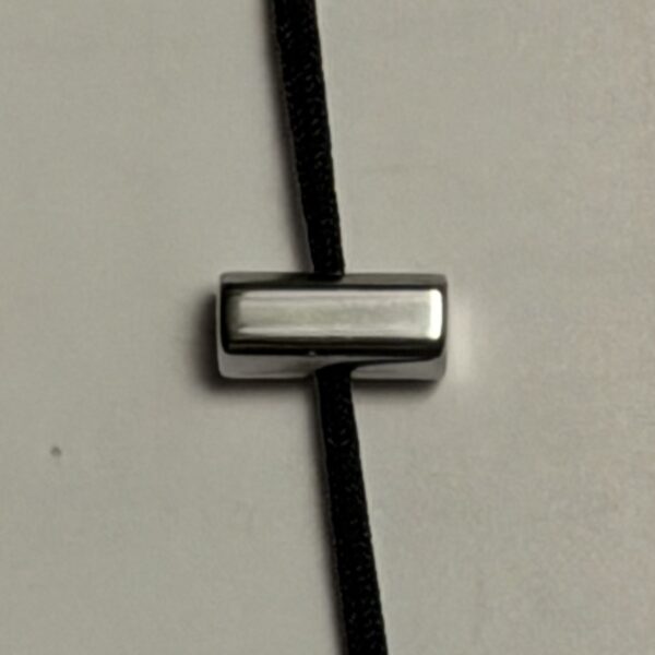 Perle Slide barre argentée