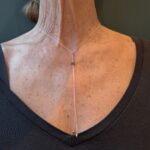 collier + : rose argent front